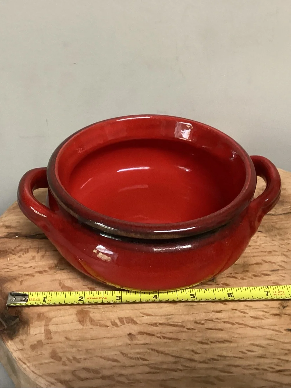 🔴 Vintage - De Silva - Made In Italy - Terracotta Red Casserole Dish - Beautiful